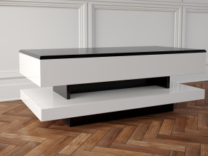 coffe tables set 01 3D Model