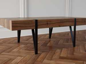 coffe tables set 01 3D Model