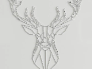 geometric deer 3D Model