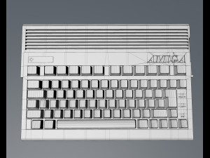 Commodore amiga 600 Model 3D