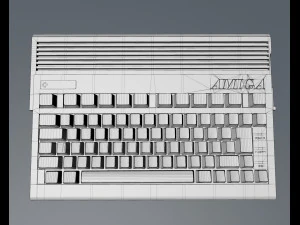 Commodore amiga 600 3D Model