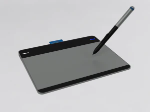 ワコム intuos ctl-480 3Dモデル