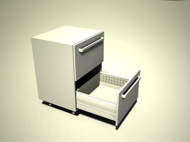 kitchen 2 blum tandembox with boxside 3D 模型 .c4d .max .obj .3ds .fbx .stl .blend 