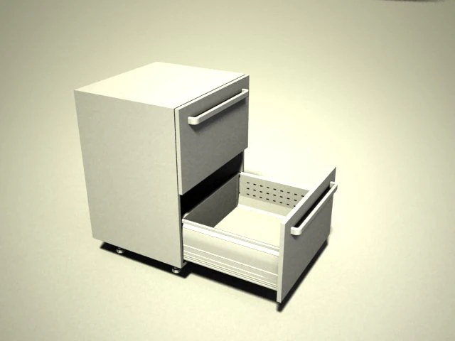 kitchen 2 blum tandembox with boxside 3D Model .c4d .max .obj .3ds .fbx .stl .blend 