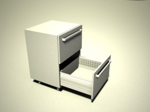 kitchen 2 blum tandembox with boxside Modello 3D