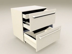 Cocina 3 Blum Tandembox interior y con caj&oacute;n. Modelo 3D