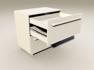 kitchen 3 blum tandembox inner and with boxside Model 3D