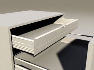 kitchen 3 blum tandembox inner and with boxside Model 3D
