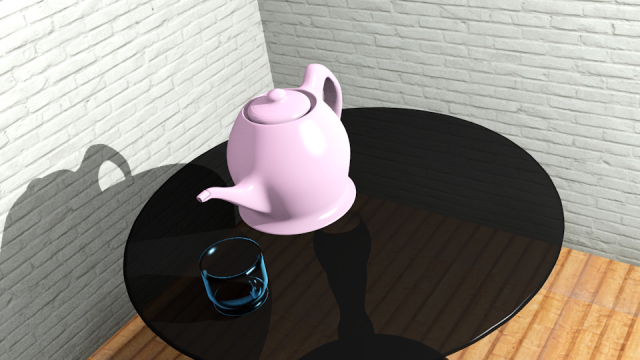 tea table Model 3D .c4d .max .obj .3ds .fbx .stl .blend 