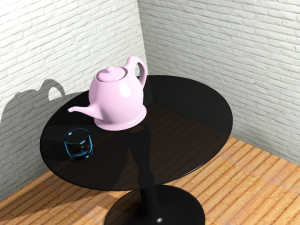 tea table Model 3D