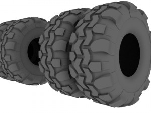 super swamper tsl tire 3D Model