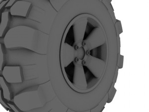 super swamper tsl tire 3D Model
