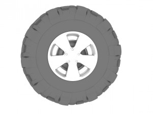 super swamper tsl tire 3D Model