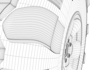 super swamper tsl tire 3D Model