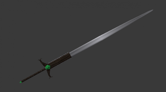 claymore of forest Model 3D .c4d .max .obj .3ds .fbx .stl .blend 
