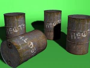 баррель нефти 3D Модель