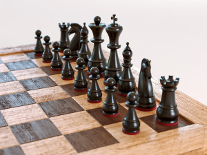 Chess Board 3D-Modell