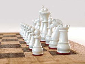 Chess Board 3D-Modell