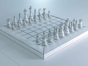&Eacute;chiquier Modèle 3D