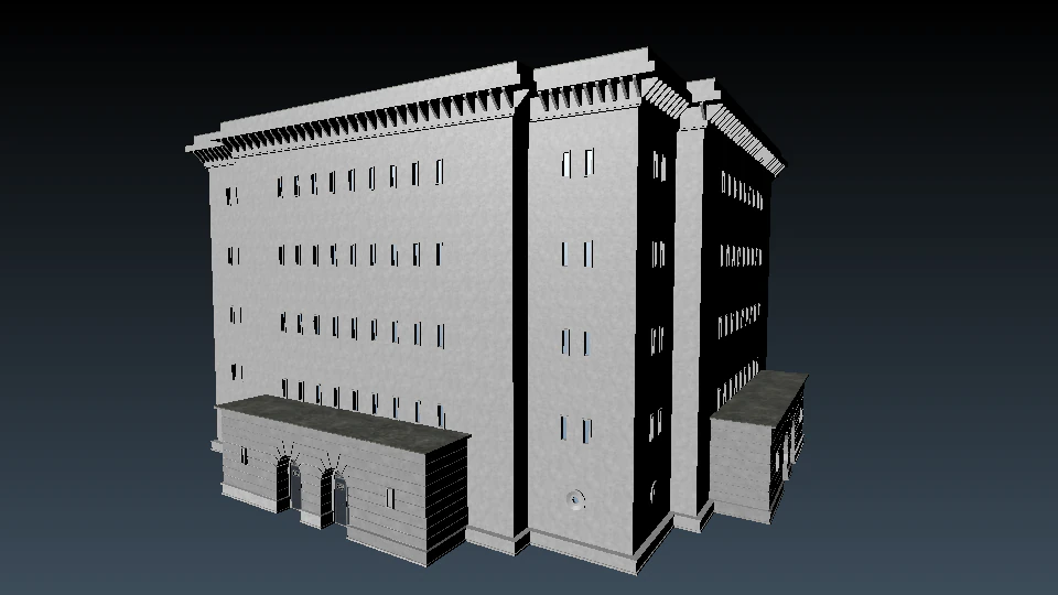 reichsbahn berlin bunker 3D Model .c4d .max .obj .3ds .fbx .stl .blend 