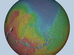 मंगल 3डी ग्लोब 1 3D मॉडल