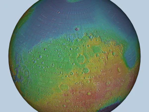 मंगल 3डी ग्लोब 1 3D मॉडल