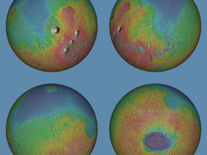 mars 3d globe 1 3D मॉडल