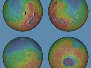 मंगल 3डी ग्लोब 1 3D मॉडल