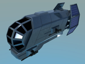 spaceship patriot type 1 3D Model