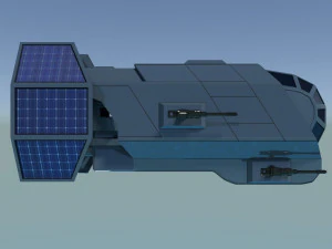 spaceship patriot type 1 3D Model