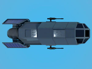 spaceship patriot type 1 3D Model