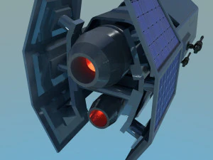 spaceship patriot type 1 3D Model