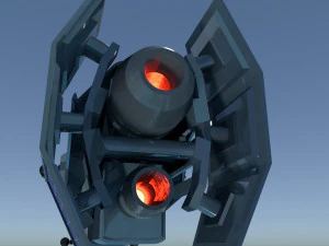 spaceship patriot type 1 3D Model
