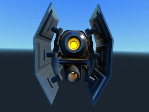 spaceship patriot type 1 3D Model