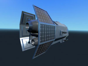 spaceship patriot type 1 3D Model