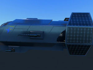 spaceship patriot type 1 3D Model