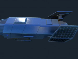 spaceship patriot type 1 3D Model