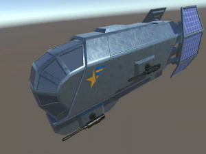 spaceship patriot type 1 3D Model