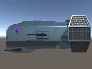 spaceship patriot type 1 3D Model