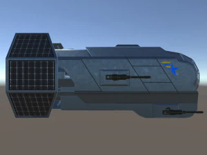 spaceship patriot type 1 3D Model