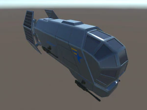 spaceship patriot type 1 3D Model