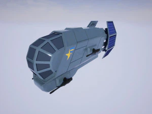 spaceship patriot type 1 3D Model