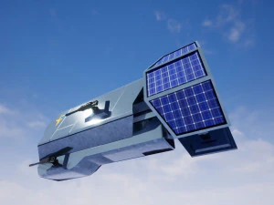 spaceship patriot type 1 3D Model