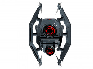 spaceship patriot type 2 blue 3D 模型