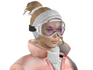 lisa ski 3Dモデル