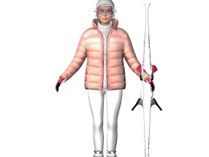 lisa ski 3Dモデル