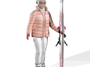 lisa ski 3Dモデル