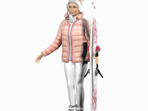 lisa ski 3Dモデル