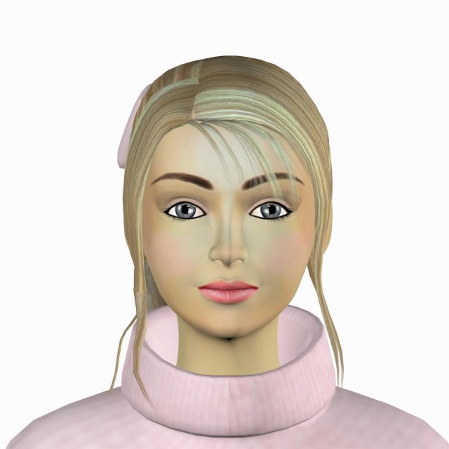 helen 3D 模型 .c4d .max .obj .3ds .fbx .stl .blend 
