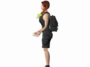 monique 3Dモデル